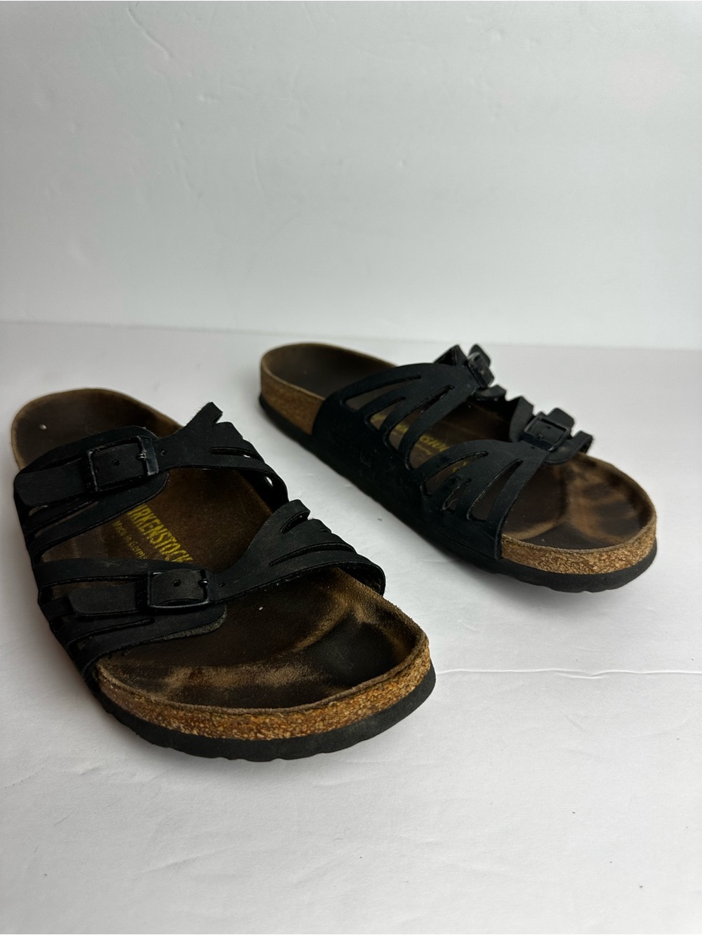 Birkenstock Granada Sandals Women's Size 9 or Men's 7 EU 40 Shoes Leather Black